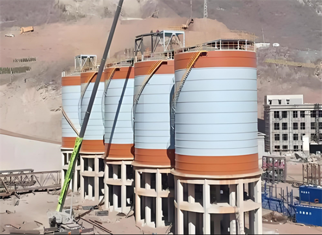 双清高架钢板仓